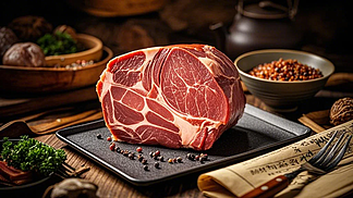 牛腱肉生鲜摄影 光影之下的丰盛年味